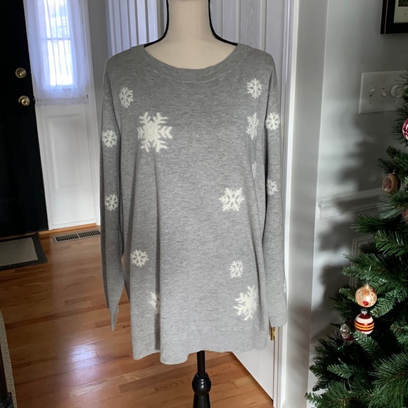 🌟TALBOTS🌟 Sweaters - ❄️TALBOTS PLUS SNOWFLAKE SWEATER❄️